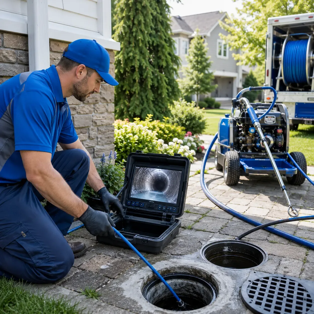 Outdoor drain cleaning professionals serving Fowler, MI